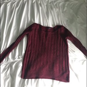 Maroon Sweater